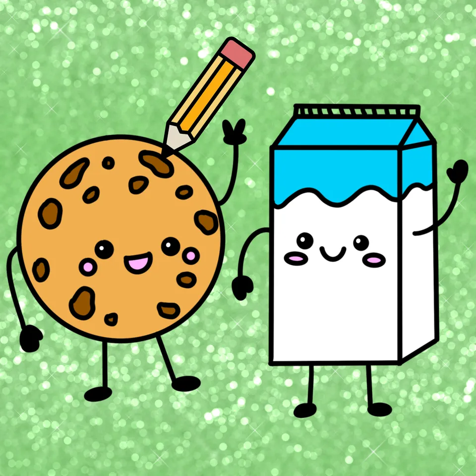 How to Draw: Cookie and Milk