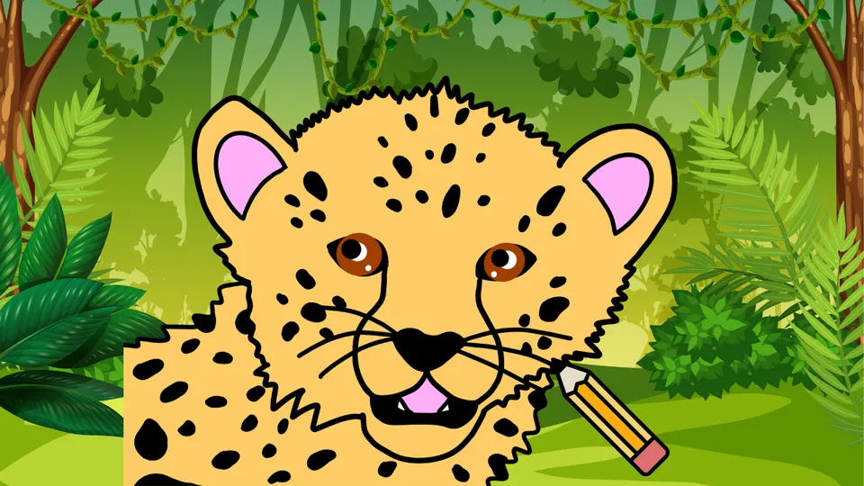 How to Draw: Cheetah Cub
