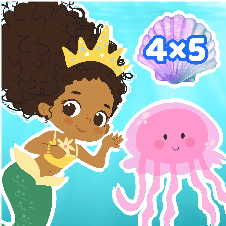 Mermaid Multiplication: Level 2