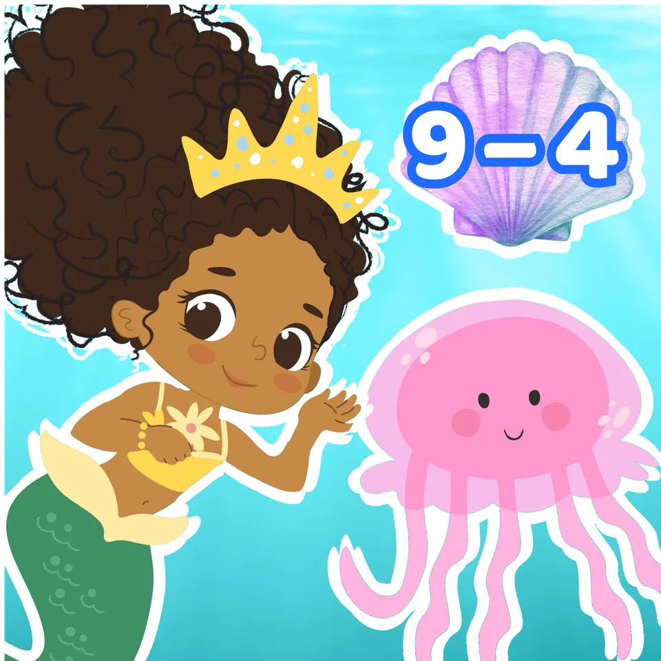 Mermaid Subtraction: Level 2