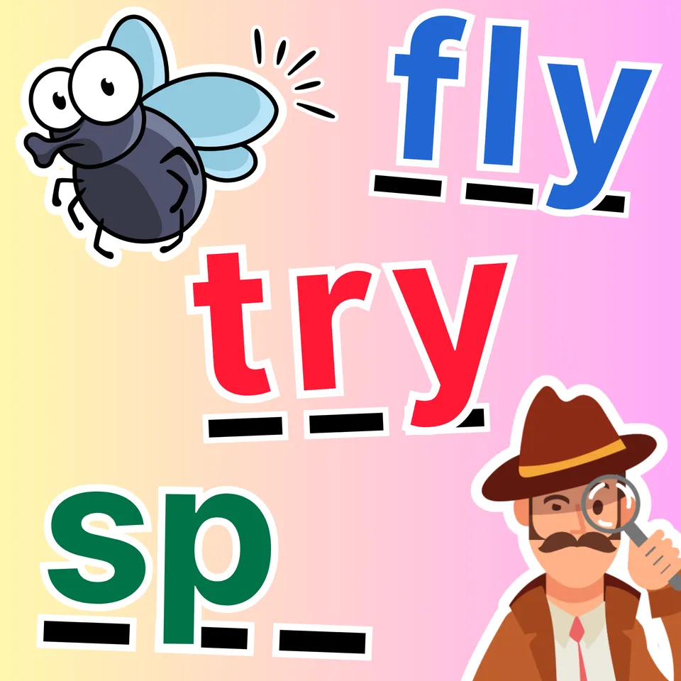 Learn to Spell: -y words