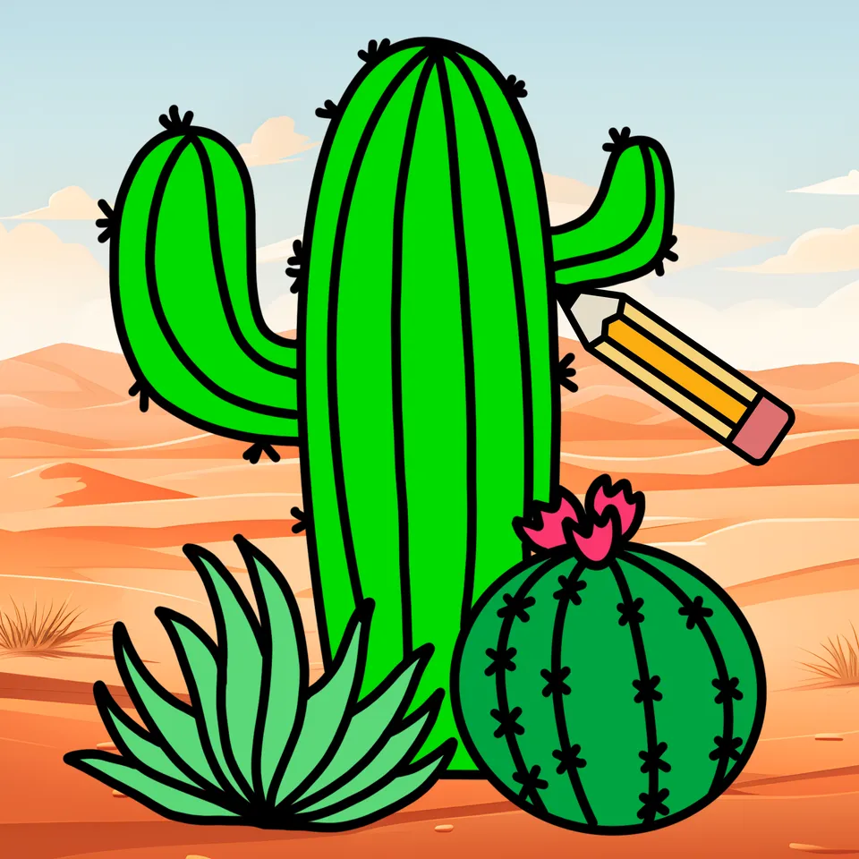 How to Draw: Cactus