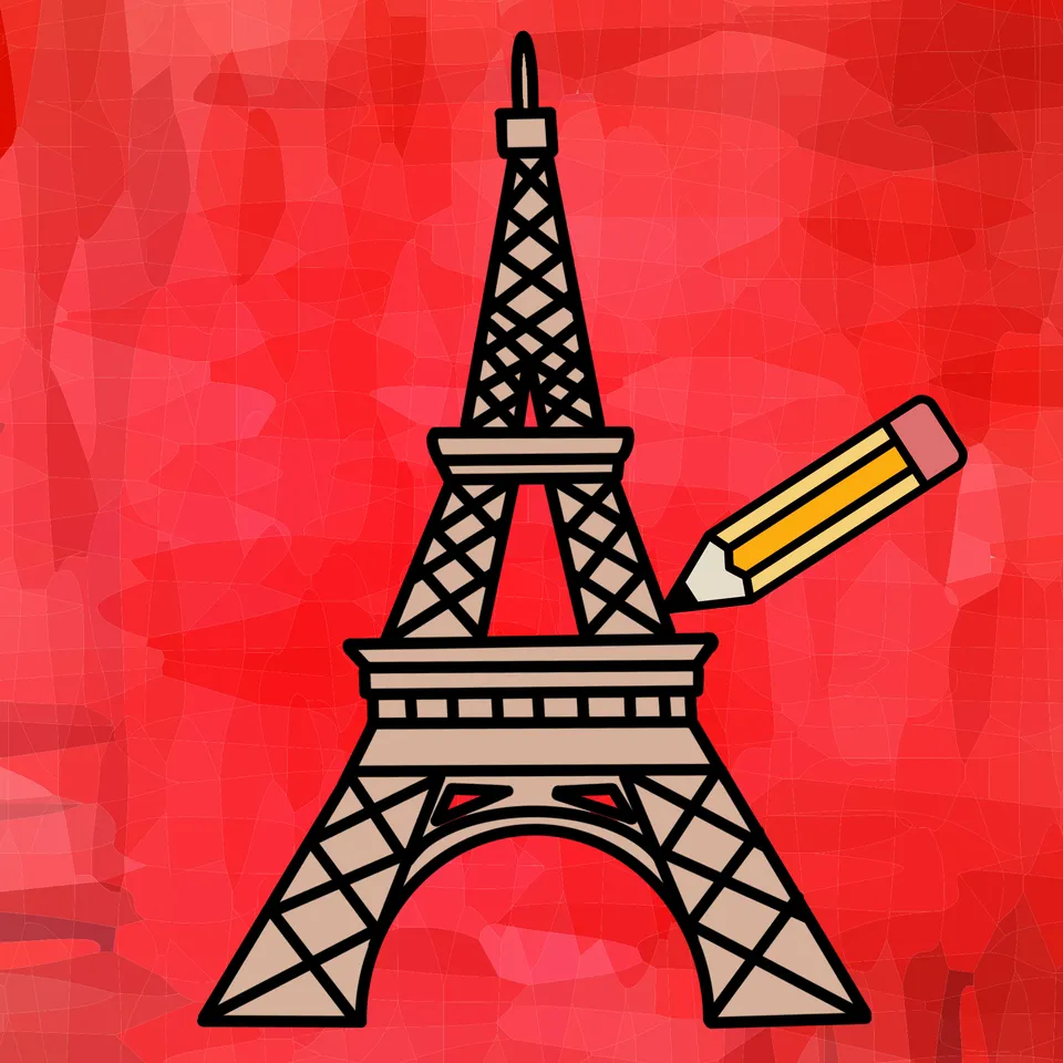 How to Draw: Eiffel Tower
