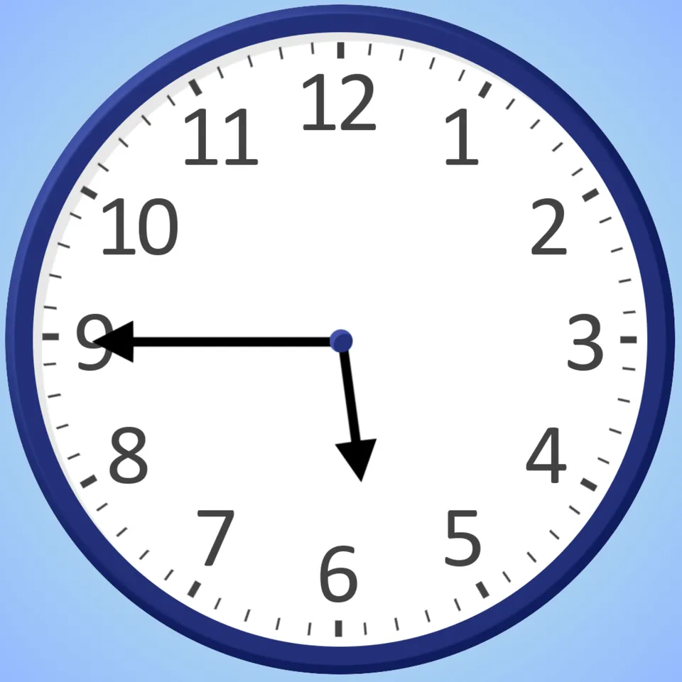 Analog Clocks: Quarter Hours