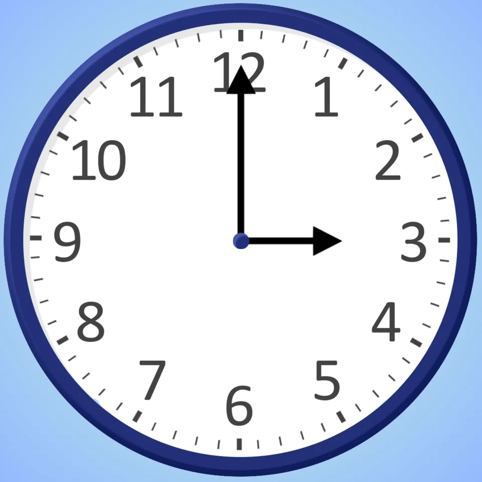 Analog Clocks: On the Hour