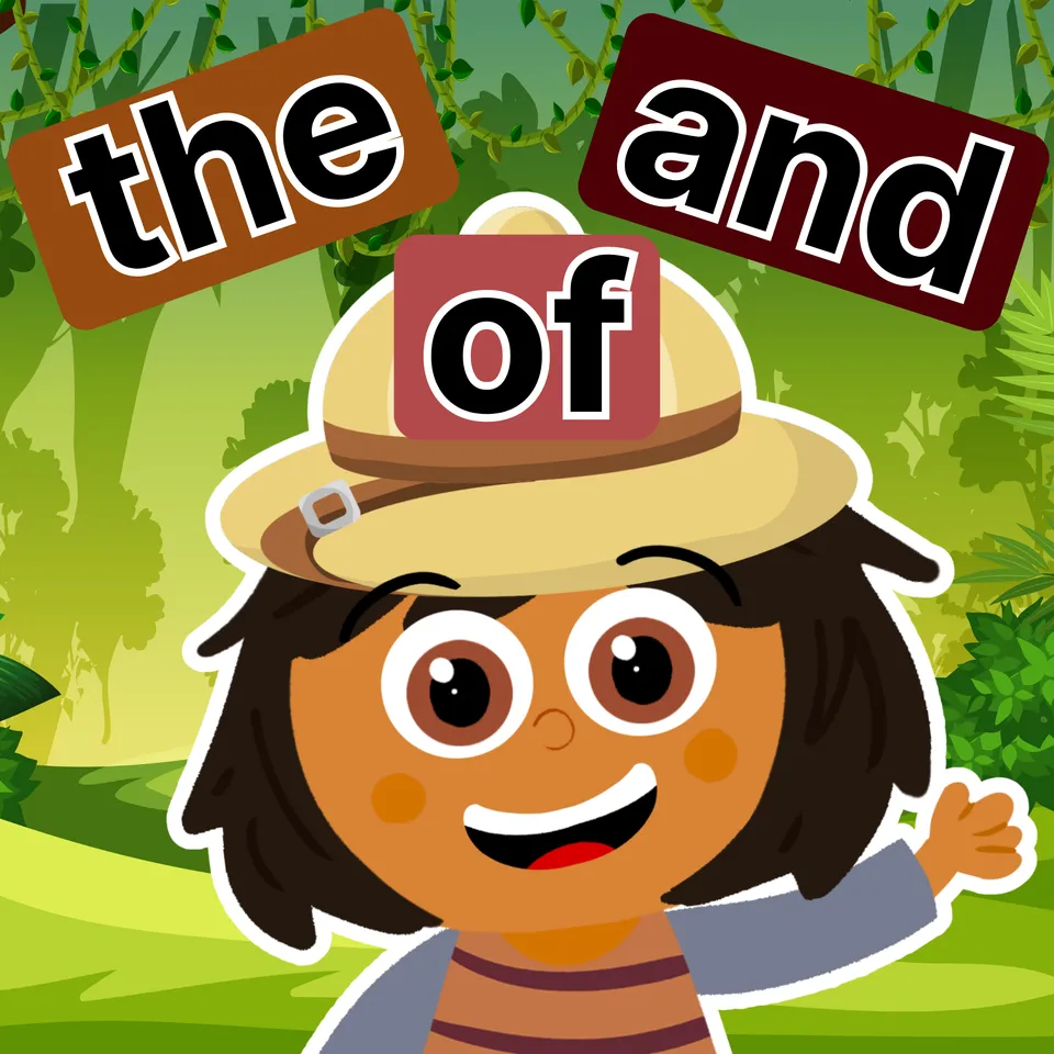 Sight Words: and, the, of