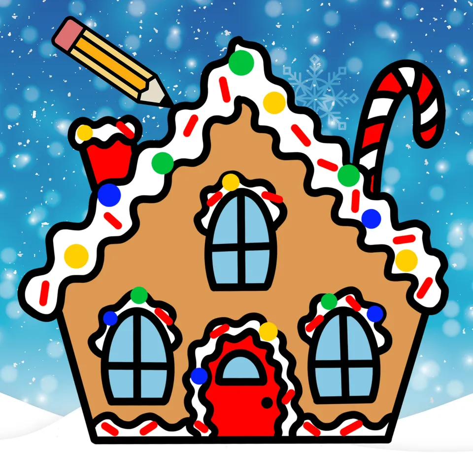 How to Draw: Gingerbread House