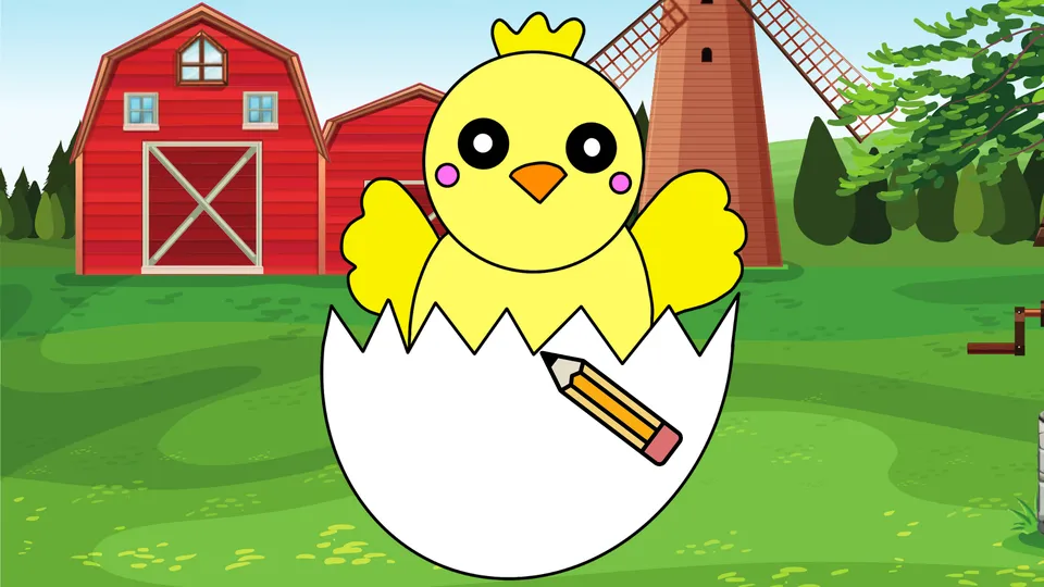 How to Draw: Baby Chick