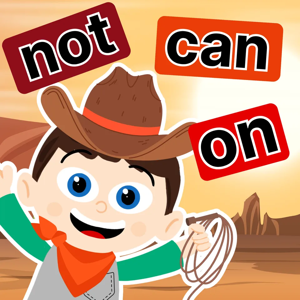 Sight Words: on, not, can