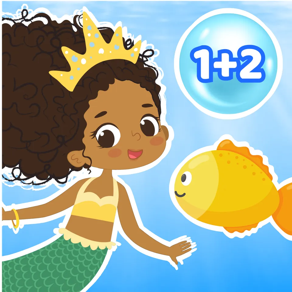 Mermaid Addition: Level 1