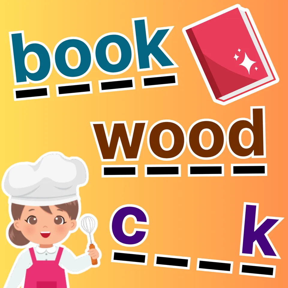 Learn to Spell: short -oo words