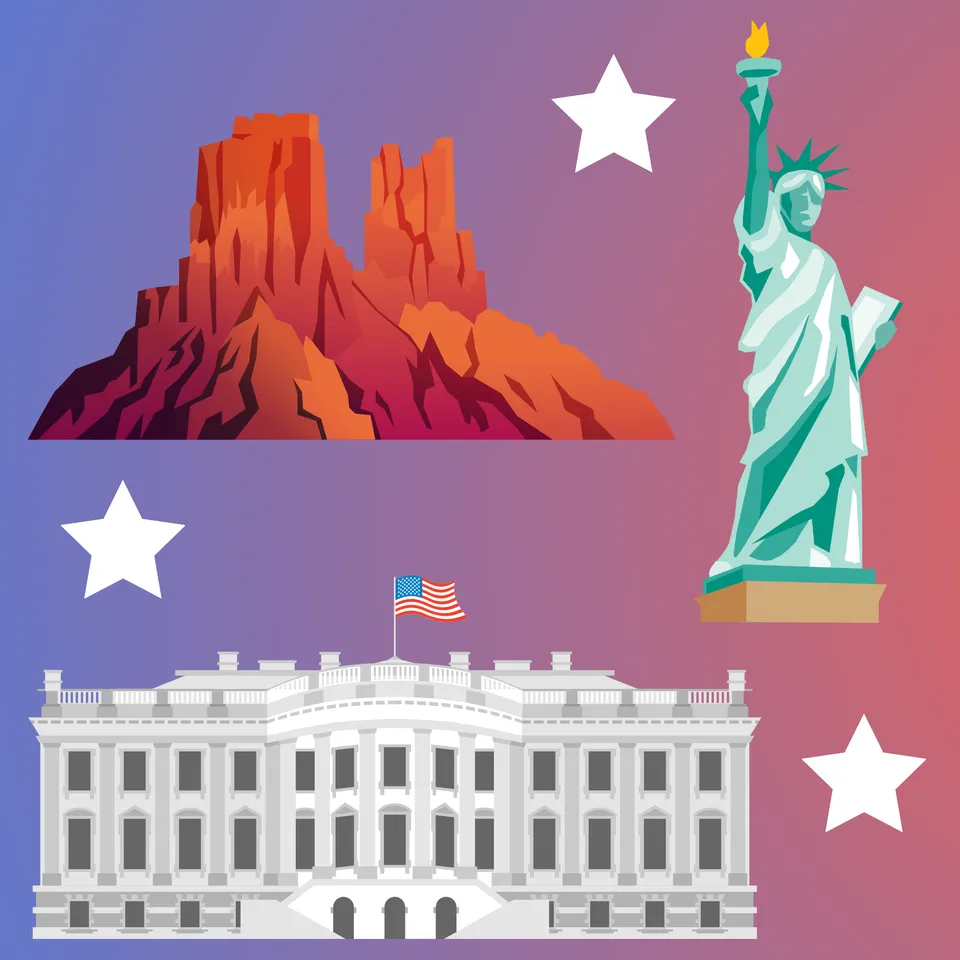 American Landmark Guessing Game
