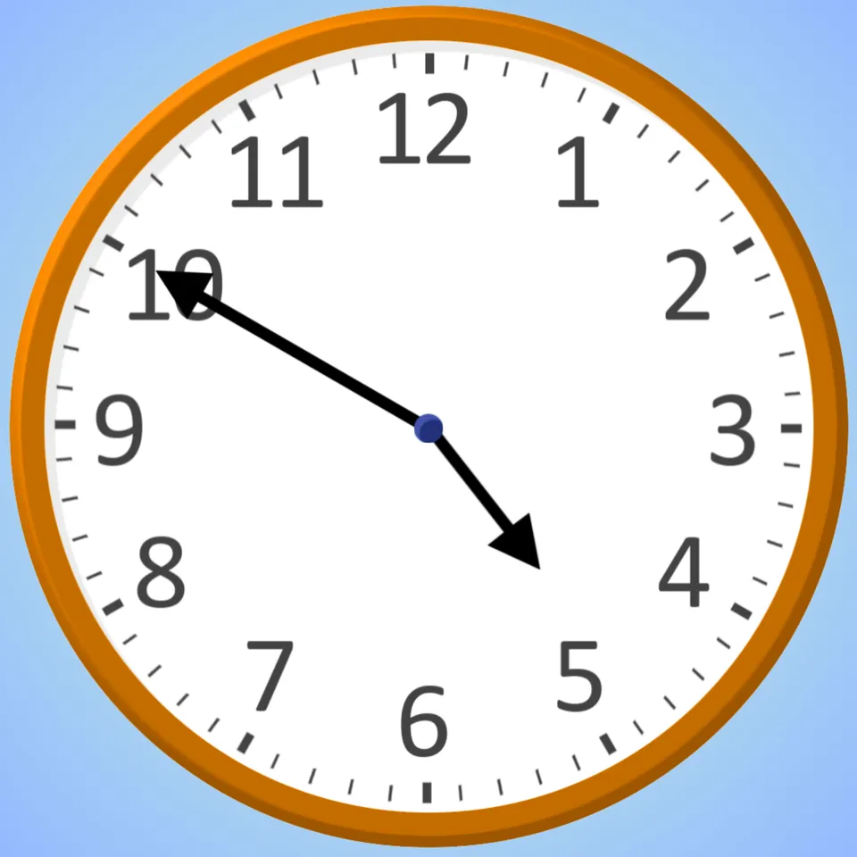 Analog Clocks: Multiples of 5