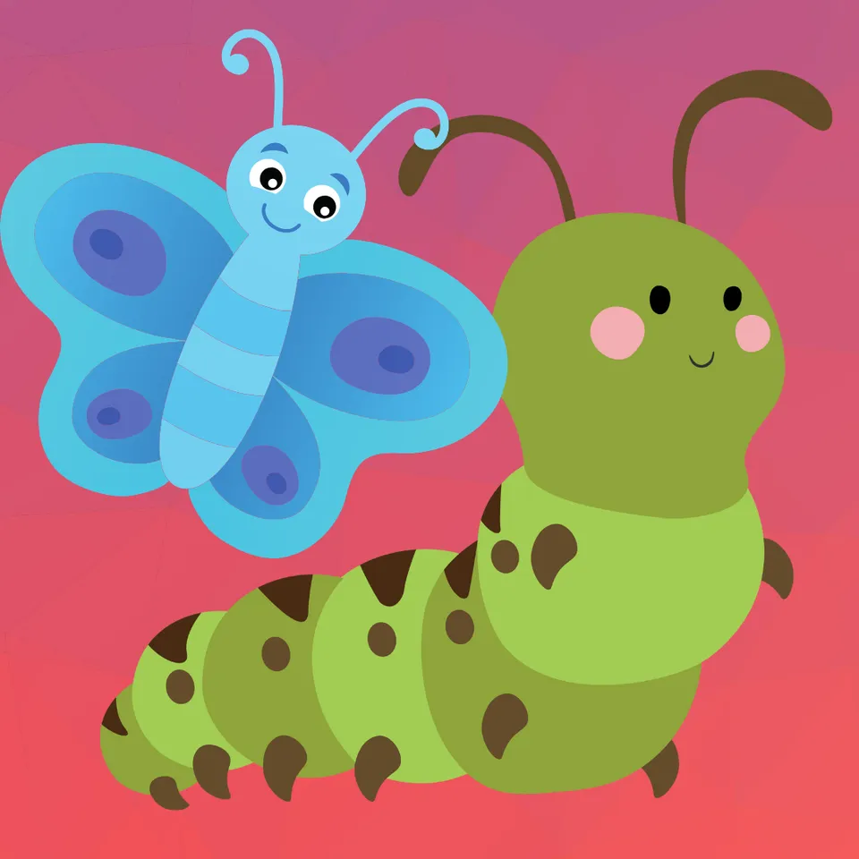 Caterpillar to Butterfly