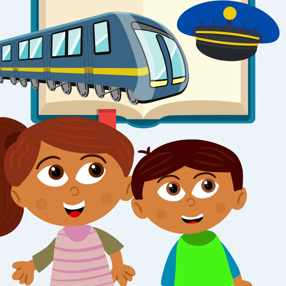 Tommy and Tina Ride the Train!