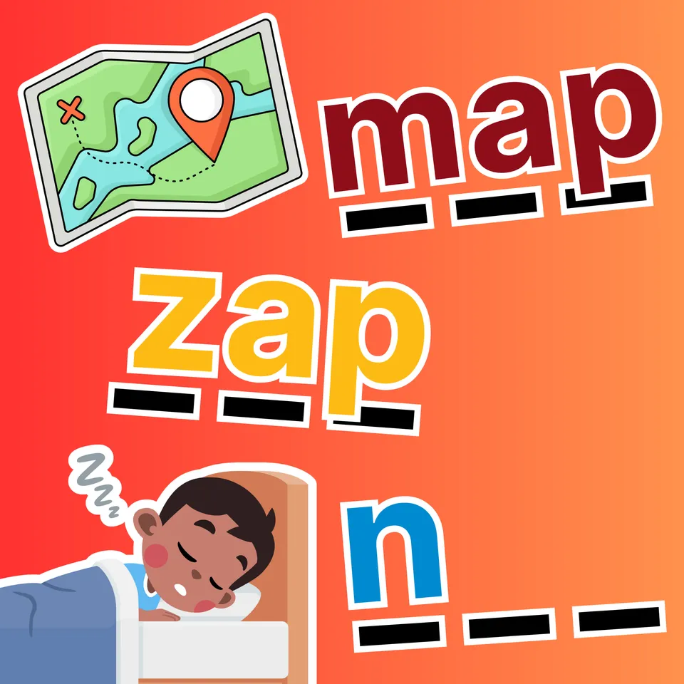 Learn to Spell: -ap words