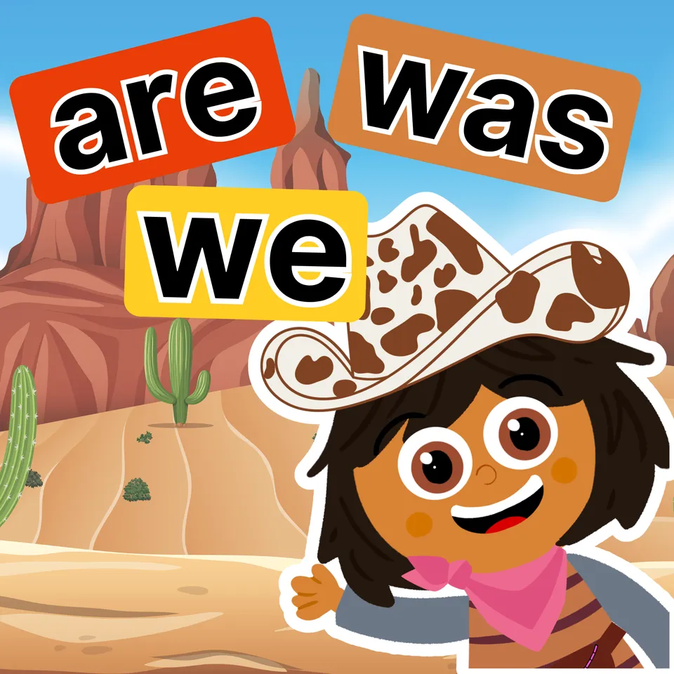 Sight Words: are, was, we