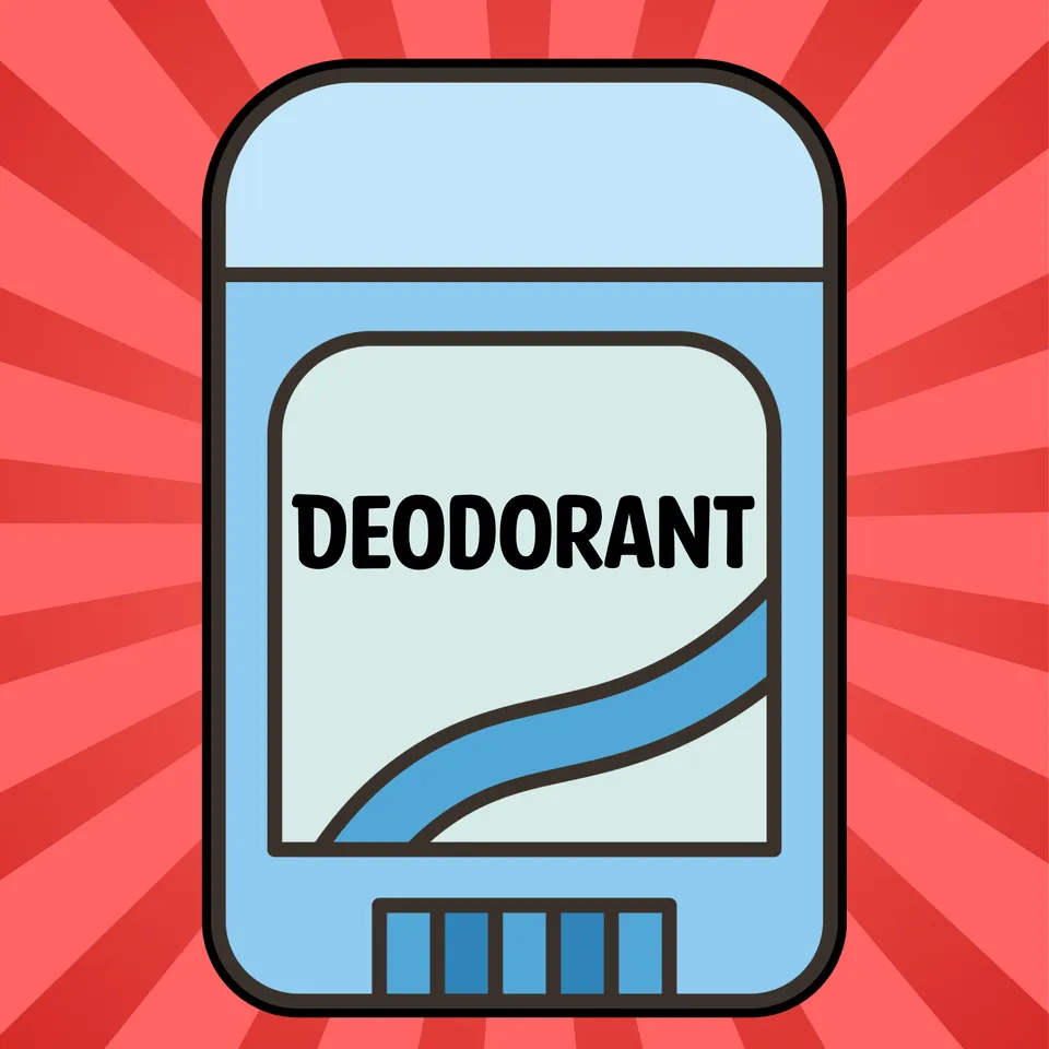 Putting on Deodorant