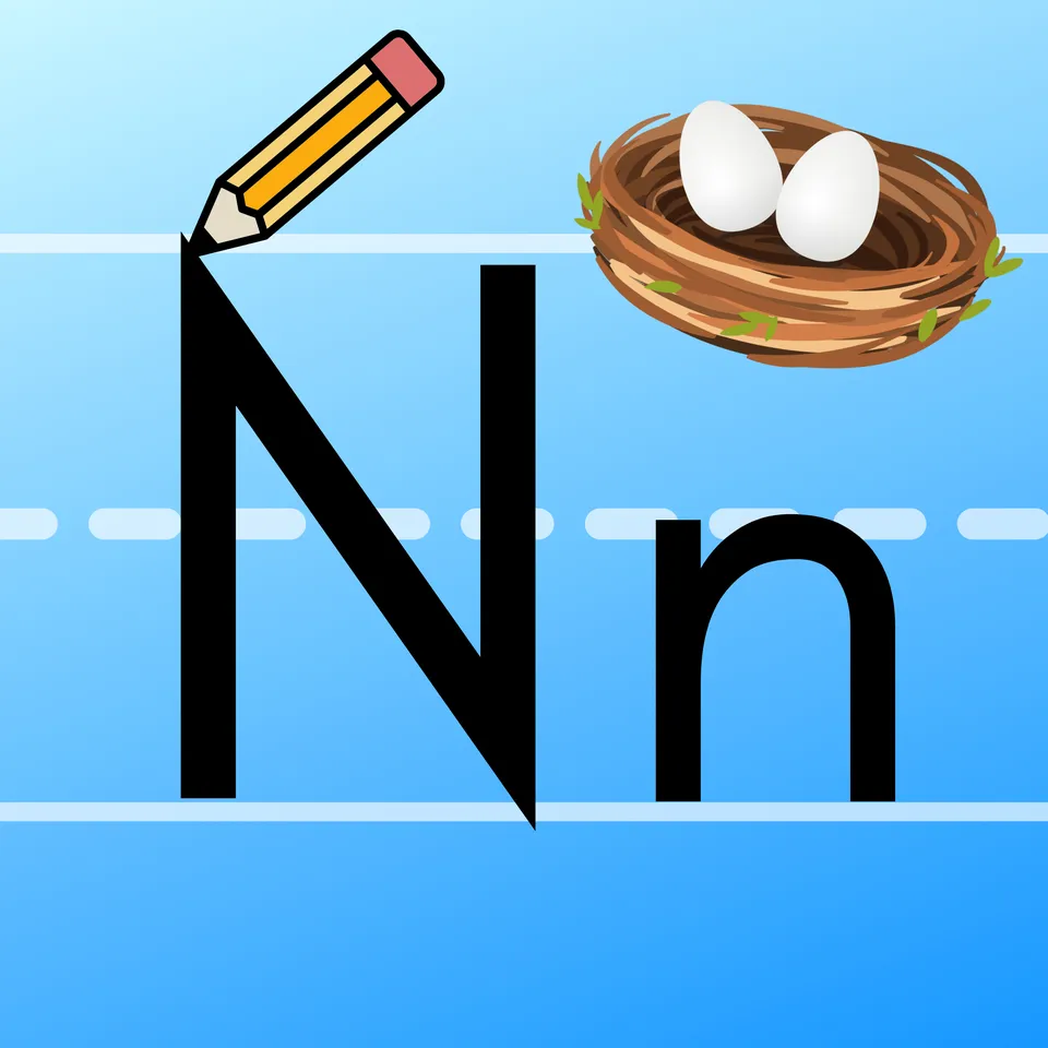 Write Letter N