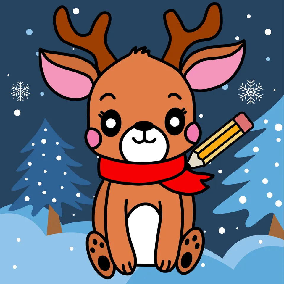 How to Draw: Reindeer
