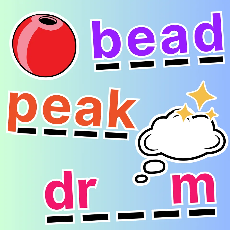 Learn to Spell: long -ea words